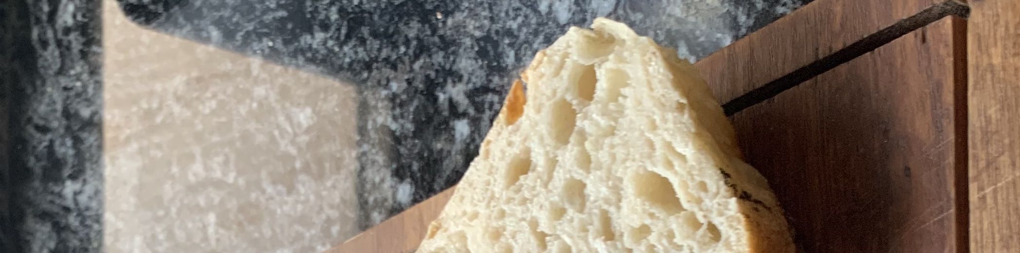 Textura de corteza rústica de pan de masa madre